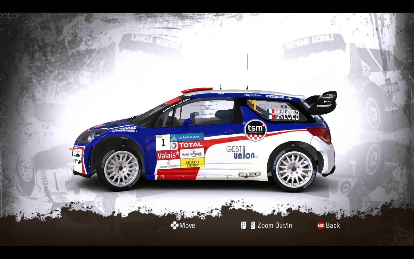 Citroen DS3 WRC livery/skin mod download